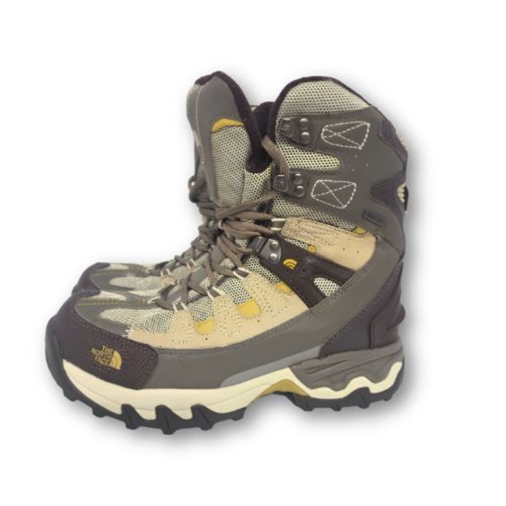 The North Face Gore-Tex Primaloft 400g Winter Hiking Boots Womens US 8 Gray MINT